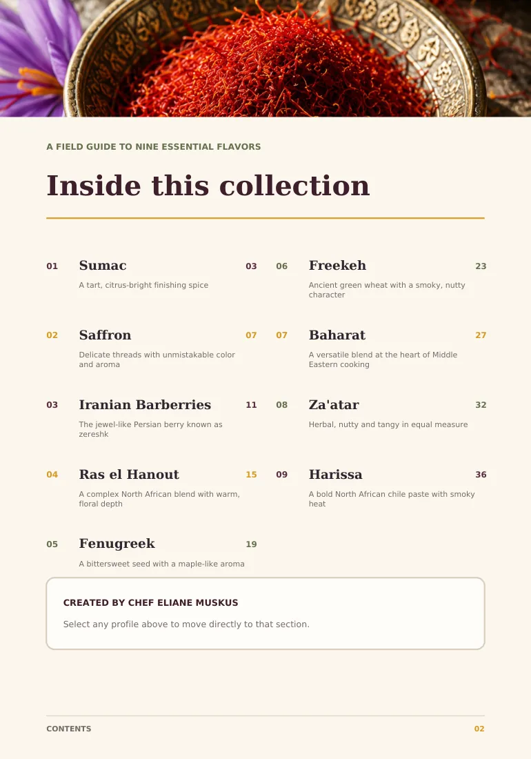 Interior page from A Symphony of Flavors